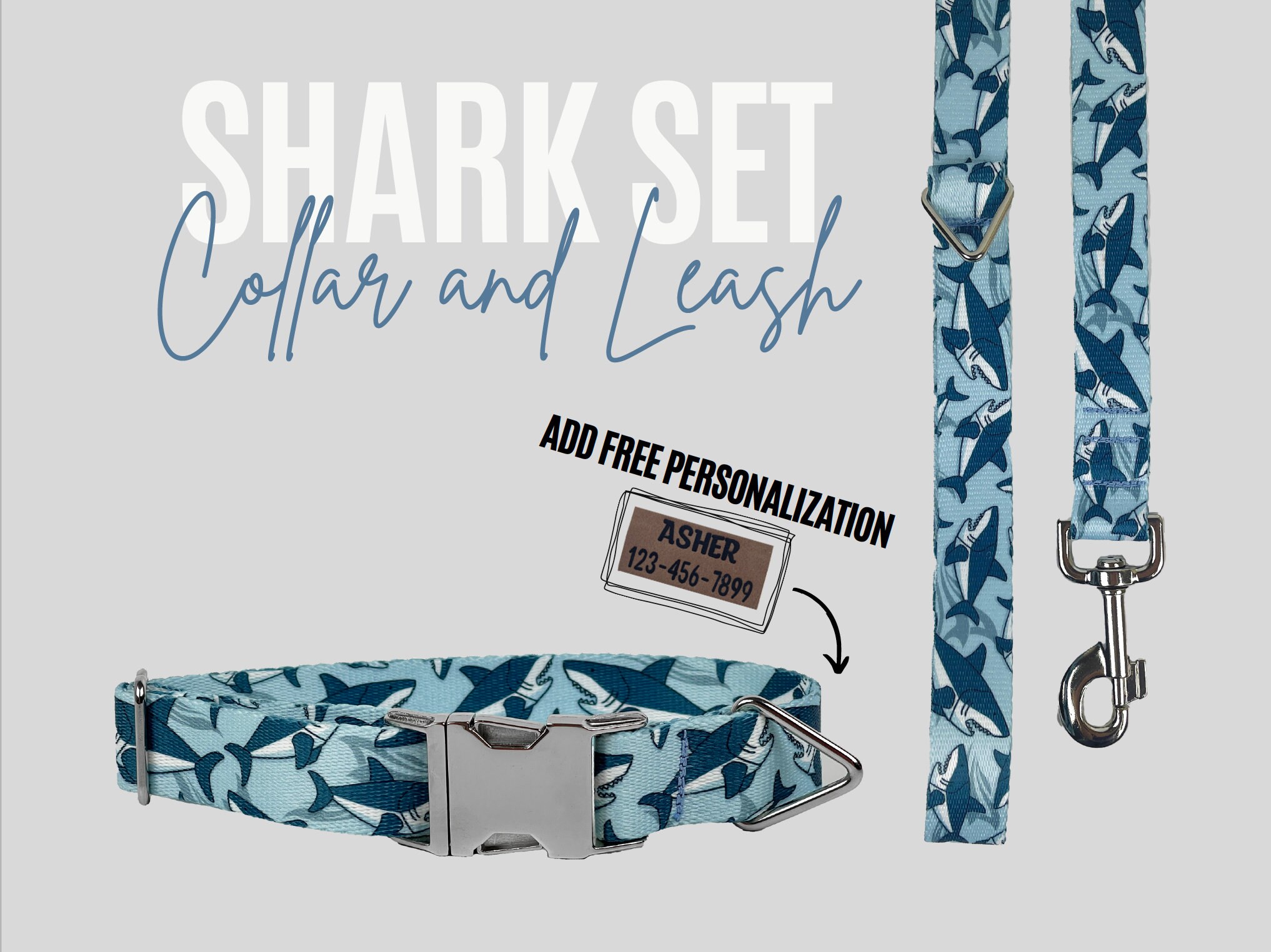 Shark dog collars 2025