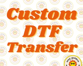 Custom Ready To Press Heat Transfer Dtf Personalized Heat Transfer Vinyl sublimation Any Image Ready to Press Direct to film transfer
