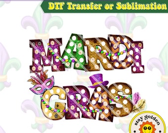 mardi gras ready to press transfers