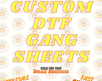 DTF Gangsheet Wholesale gang sheets Custom Ready To Press Heat Transfers Dtf Personalized Heat Transfers Vinyl Direct to film transfers