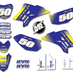 ヤマハ TTR 50 ステッカーキット 全年式 モンテカルロスタイル TTR50 グラフィック / デカール