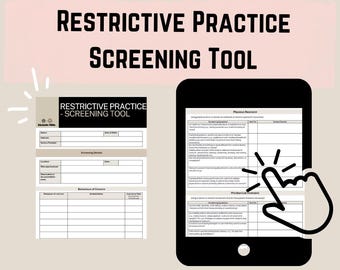 Herramienta de detección de prácticas restrictivas: apoyo conductual (descarga instantánea)