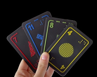 Baraja de cartas en braille Baraja de cartas táctil