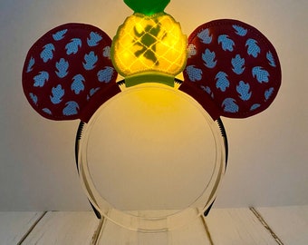 Aloha light up ears- Lilo and Stitch inspired