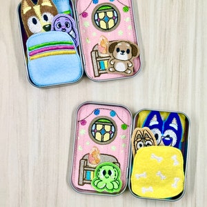 Gevulde Bluey- en Bingo-pocketslaapkamers