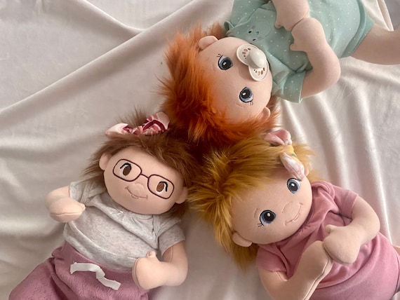 Customizable 24 Large Newborn Jointed Baby Doll With Hair Etsy