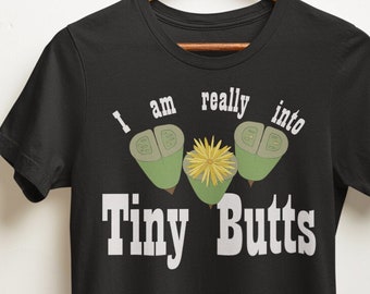 Botanical Shirt, Into Tiny Butts, Houseplant Shirt, Succulent Shirt, Plant Lover Shirt, Lithops Tshirt, Living Rock T-Shirt, Cactus T Shirt