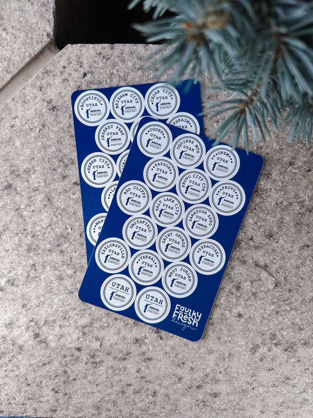 Passport Stamp Stickers | Utah Temples | LDS - Etsy