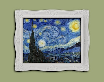 手描きのゴッホ「星月夜」油絵複製 - Etsy 日本