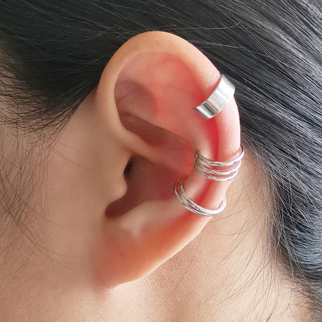 Small Hoop Earrings No Piercing Clip on Earrings Dainty Etsy