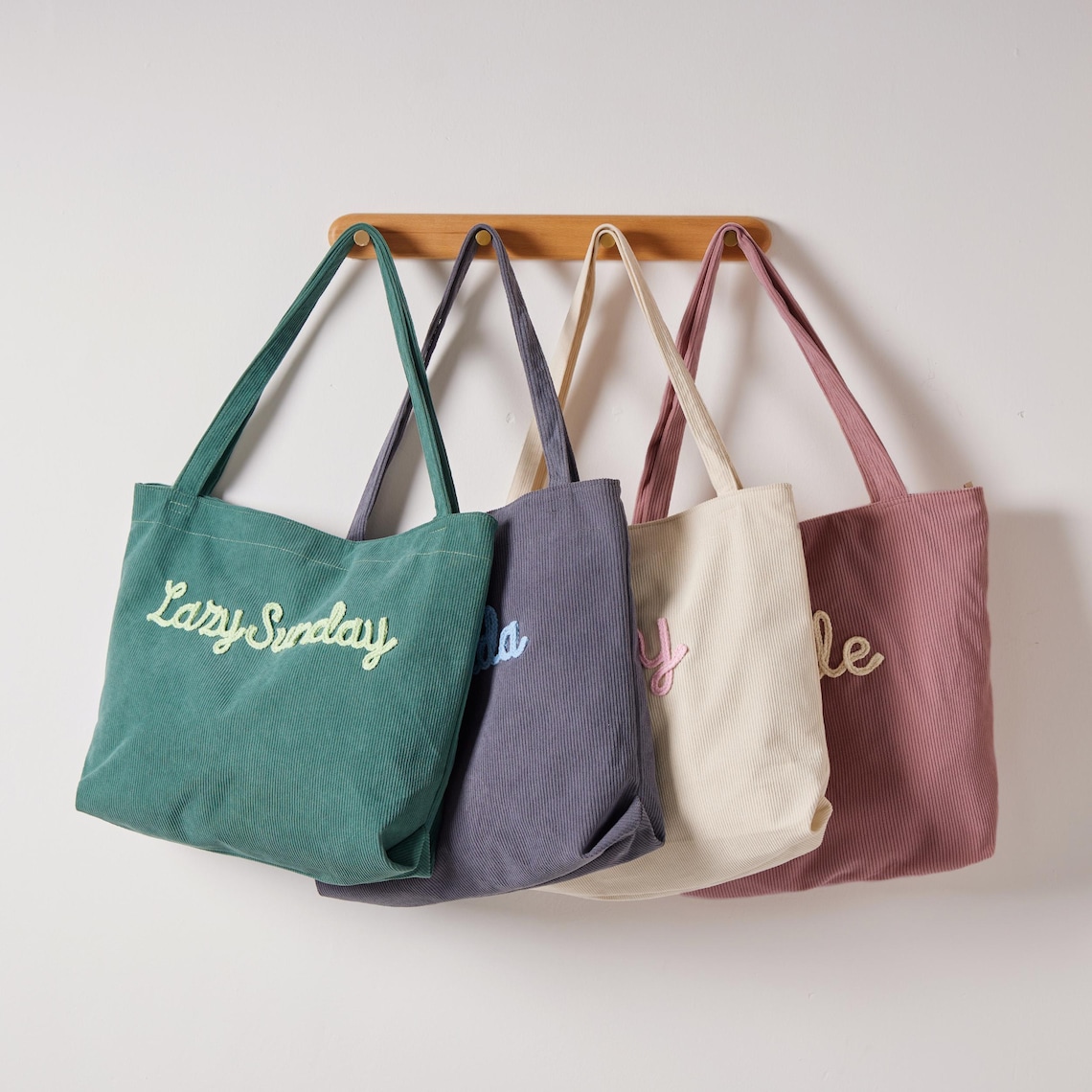 Sac fourre-tout brodé personnalisé