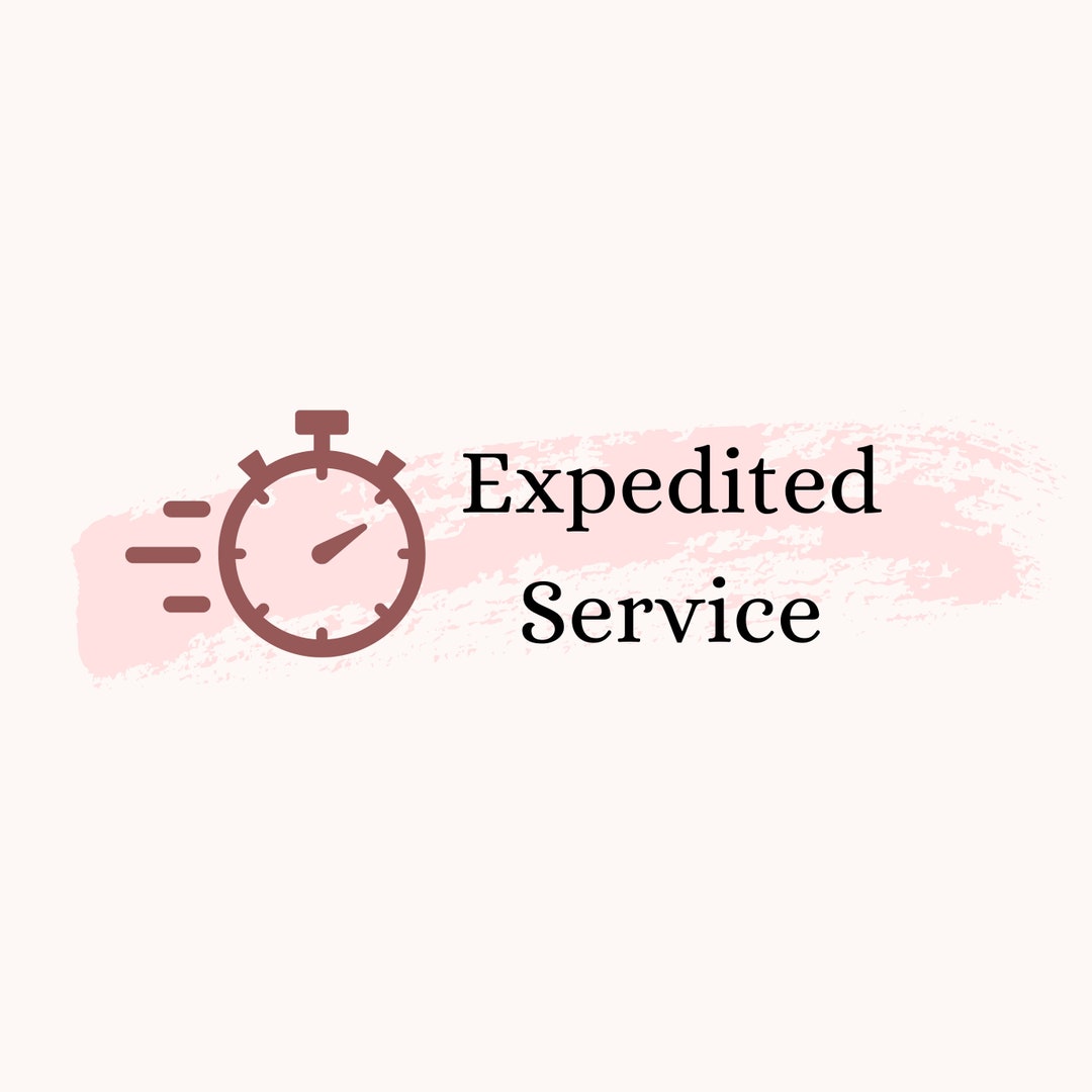 Expedited Sign Expedited Production & Expedited Shipping for Personalized Jewelry Box ...