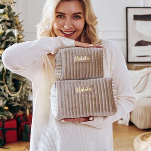 Benutzerdefinierte Make-up Tasche, personalisierte Brautjungfer Geschenk, Hochzeitsgeschenk, Reise Kulturbeutel & Kosmetiktasche, Geschenk für sie, bestes Geschenk für Mama
