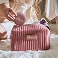 Custom Makeup Bag, Bride Toiletry Bag, Bridesmaid Gifts, Travel Toiletry Bag, Cosmetic Bag, Birthday Gift for Her, Christmas Gift