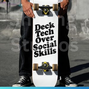 Deck Tech Over Social Skills PNG - Magic the Gathering Funny Digital Download, Gamer Humor Design, MTG Meme Graphic Shirts, Mugs and More