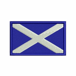 Scotland Flag Embroidery Design | Scottish Flag Dst file | Flag of Scotland Pes files | Scotland Nation Flag Embroidery Design