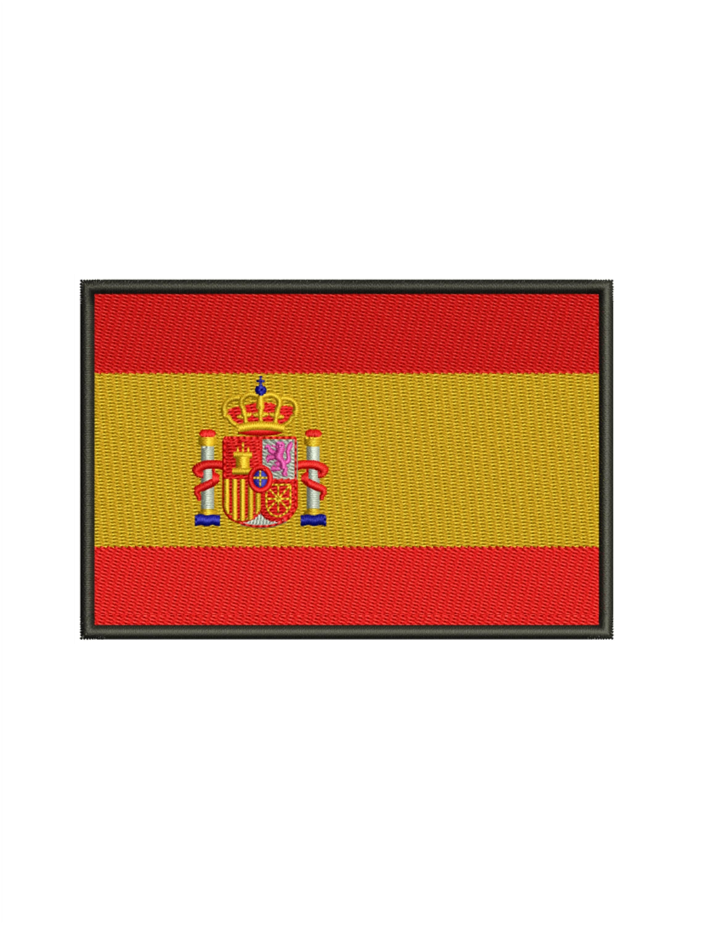 Spanish Flag Embroidery Design | Spanish Flag Dst file | Spanish Flag Pes files | Flag of Spanish Embroidery Design | Spain Flag Embroidery