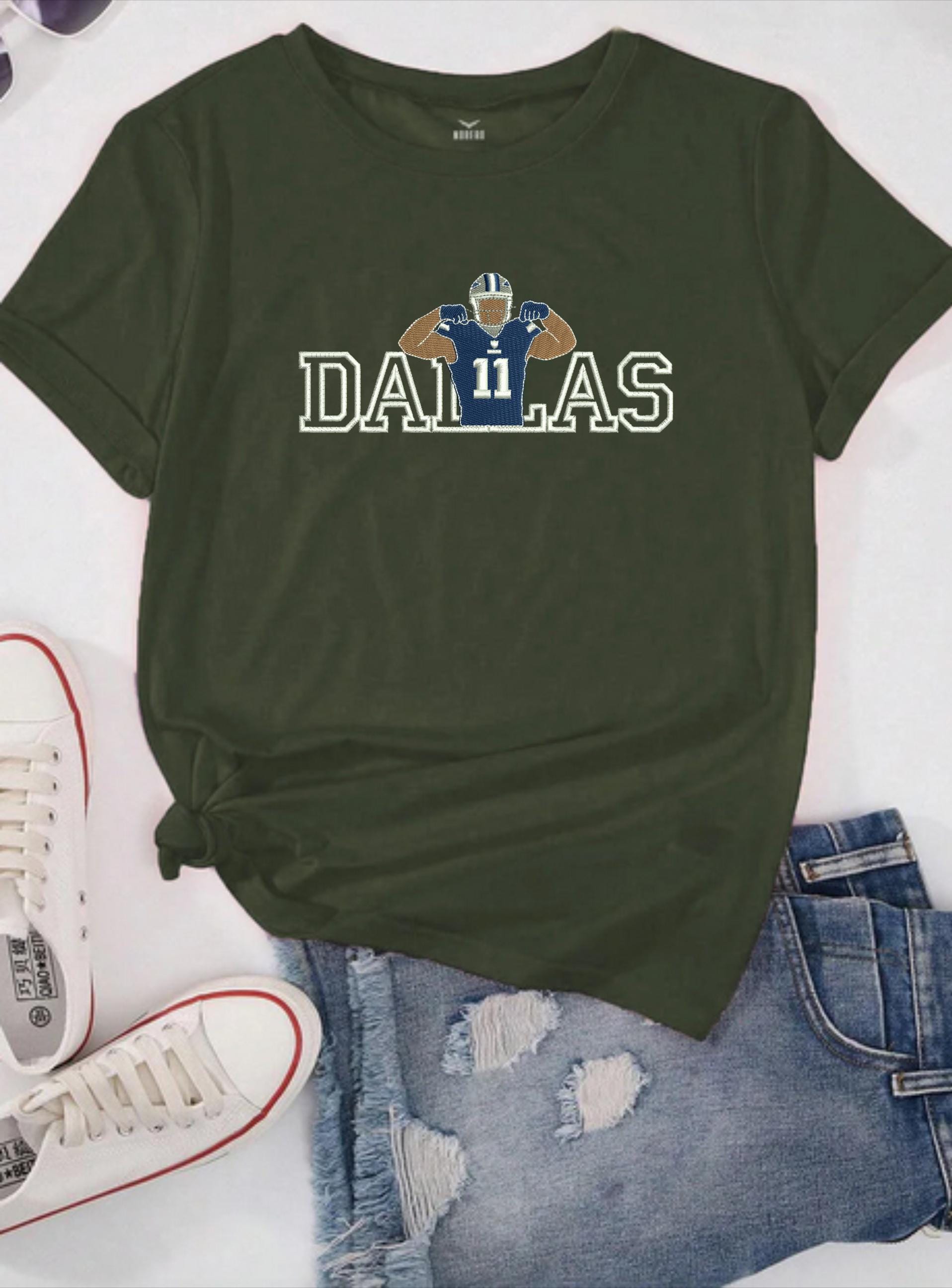 Dallas Outline Letters Embroidery Designs | DST PES EXP (instant ...