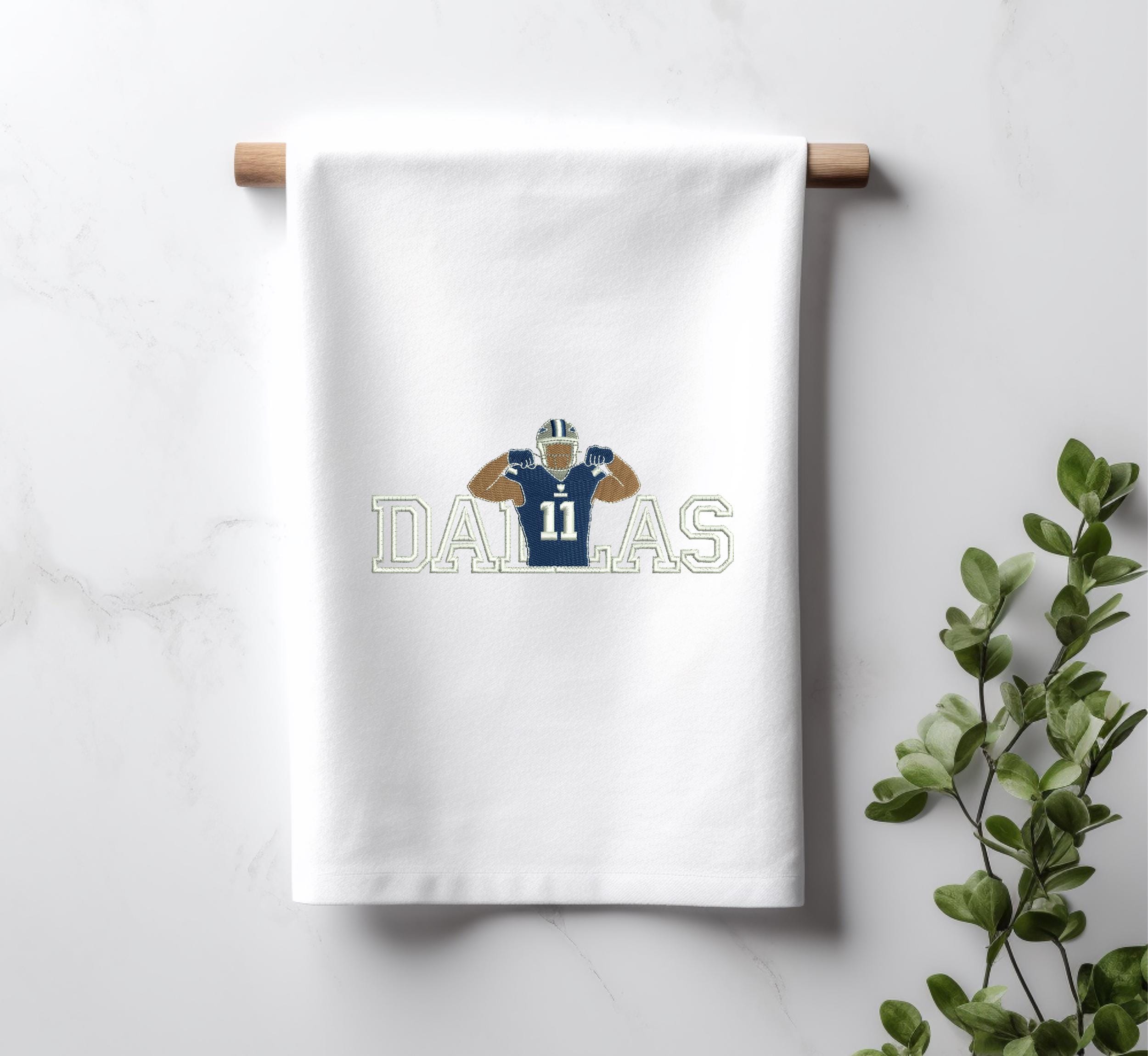 Dallas Outline Letters Embroidery Designs | DST PES EXP (instant ...