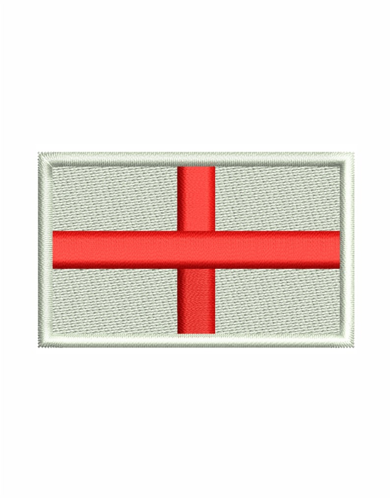 England Flag Embroidery Design UK Flag Dst File British - Etsy
