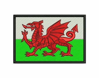 DestinationVinyl Wales-Karten-Aufkleber – 2 X 10 Cm, Glänzendes Vinyl, Wasserfest, Ideal Für Laptop, Auto & Basteln