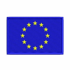 European Flag Embroidery Design | Europe Flag Dst file | European Union Pes files | Flag of Europe Embroidery Design | Eu Flag Sew File