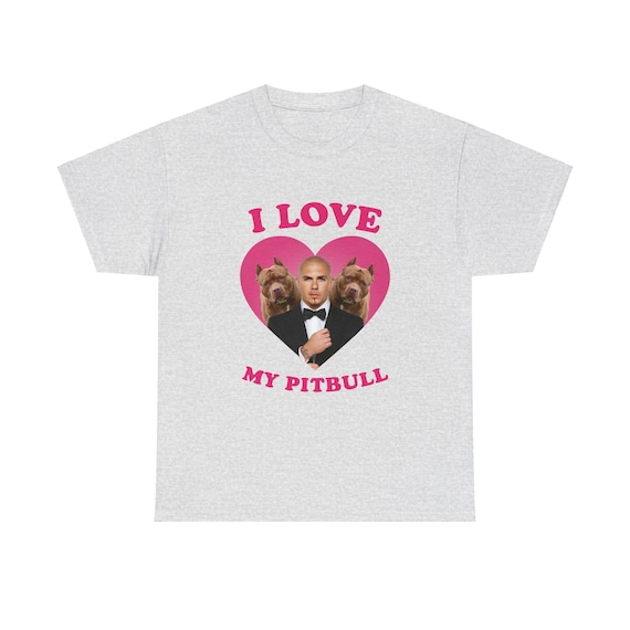 I Love My Pitbull Tee Shirt I Love My Pitbull Tee Shirt