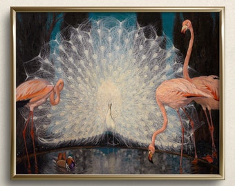 孔雀の絵画 26.5