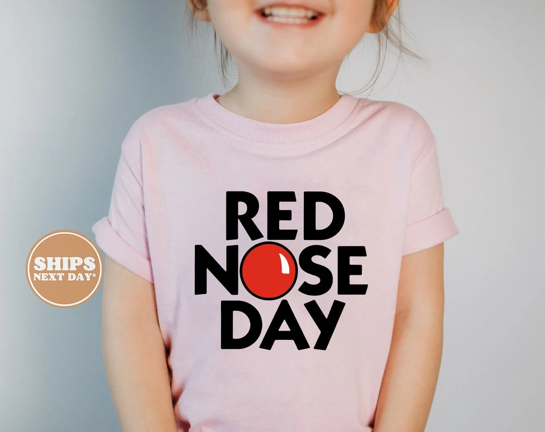 Funny Red Nose Day Kids Shirt Red Nose Crewneck Sweatshirt Etsy
