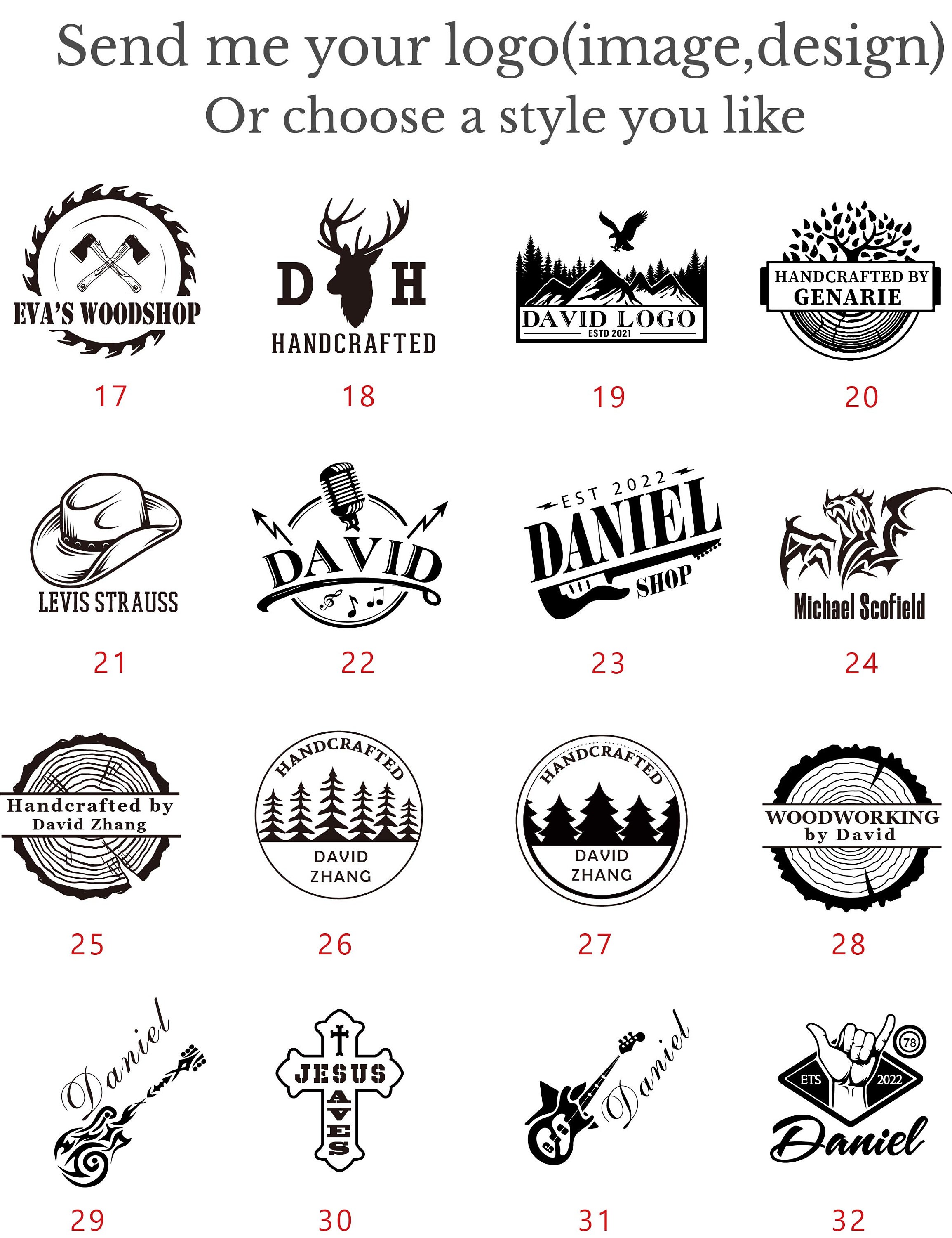 Custom Wood Burning Stampcustom Wood Brand Iron for Wood Etsy