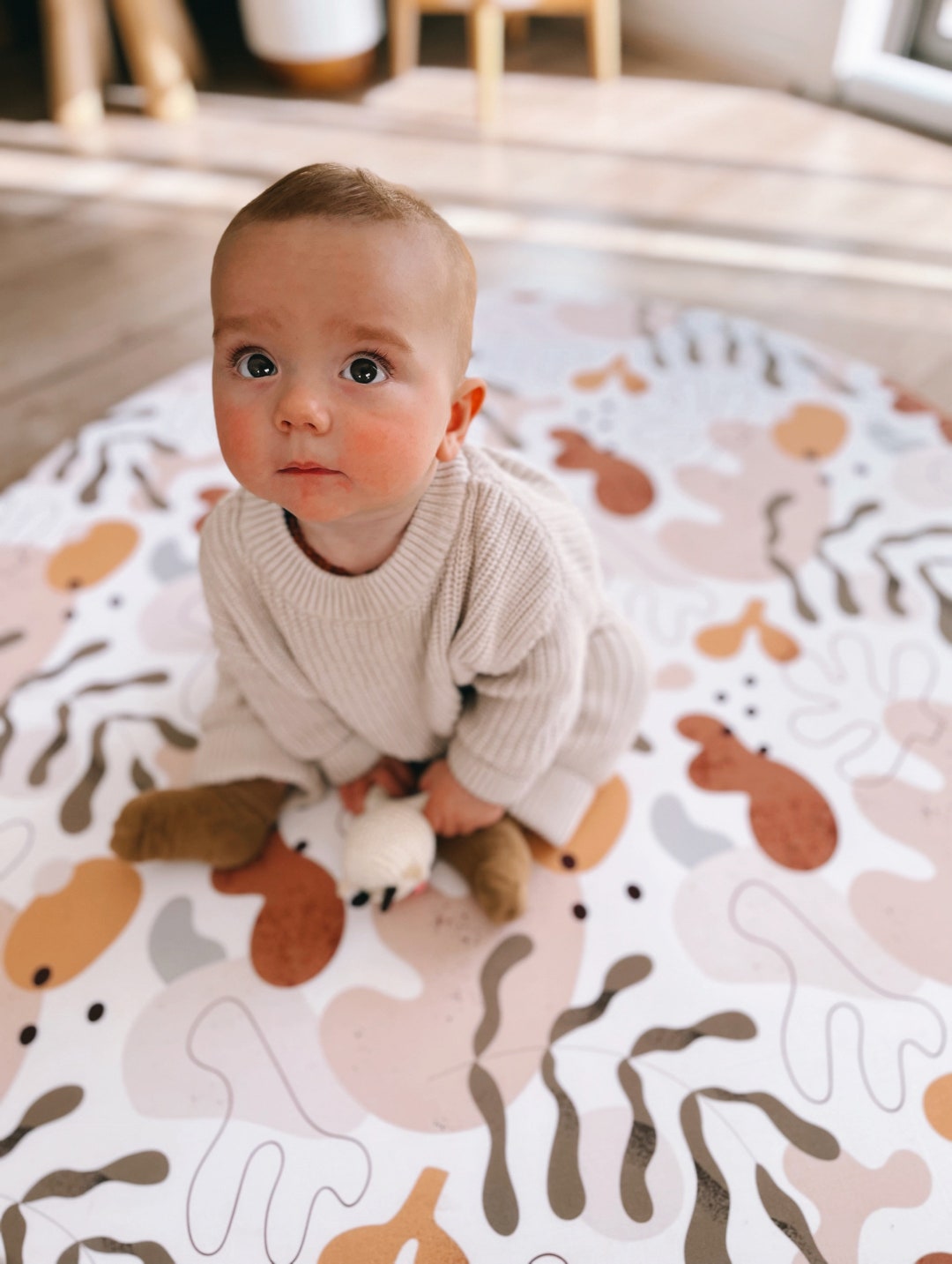 Thick Foam Play Mat pretty in Pink Etsy