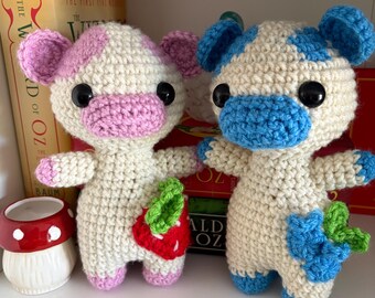 Fruit Cow Crochet Plushie