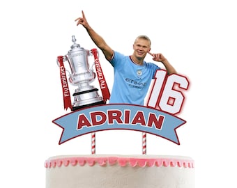 DIGITAL Haalan MC Cake Topper, Personalization Cake Topper.