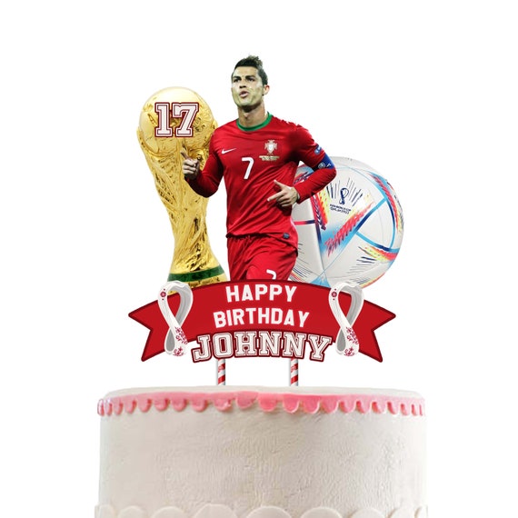 RONALDO PORTUGAL Cake Topper, CR7 Cake Topper, Portugal Cake Topper, Custom  Cake Topper, Digital Cake Topper, Ronaldo Birthday Topper. - Etsy
