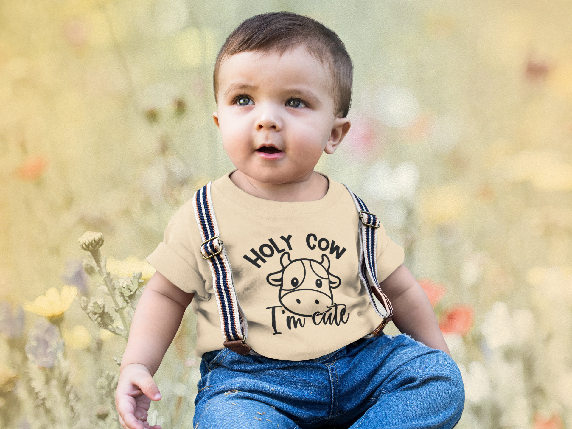 Baby SVG, Holy Cow SVG, Baby Boy Svg, Cow Svg, Baby Boy Png, Baby