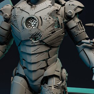 Iron Man Mk3 Explosive Armor 3d Printing Model File, Magnetic Armor ...