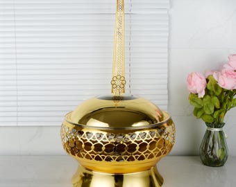 Gold Stainless Steel Chafing Dish: Elegant Buffet Warmer