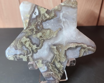 Kaya様✴︎フェザーアゲート2点＊ストライプラブラドライト2点＊チャーム JuJuGemBoutique - Etsy 日本