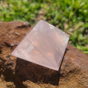 Rose Quartz Pyramid