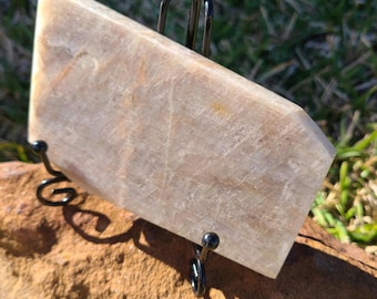 Moonstone Slab with Stand