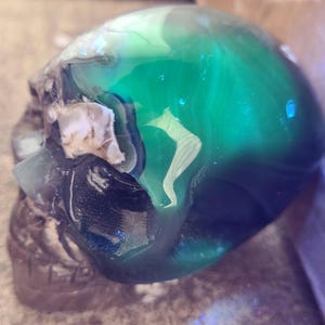Volcano Agate Skull 603g