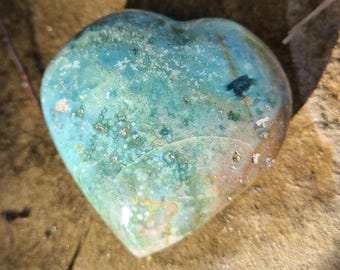Ocean Jasper Heart