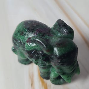 Ruby in Zoisite Elephant