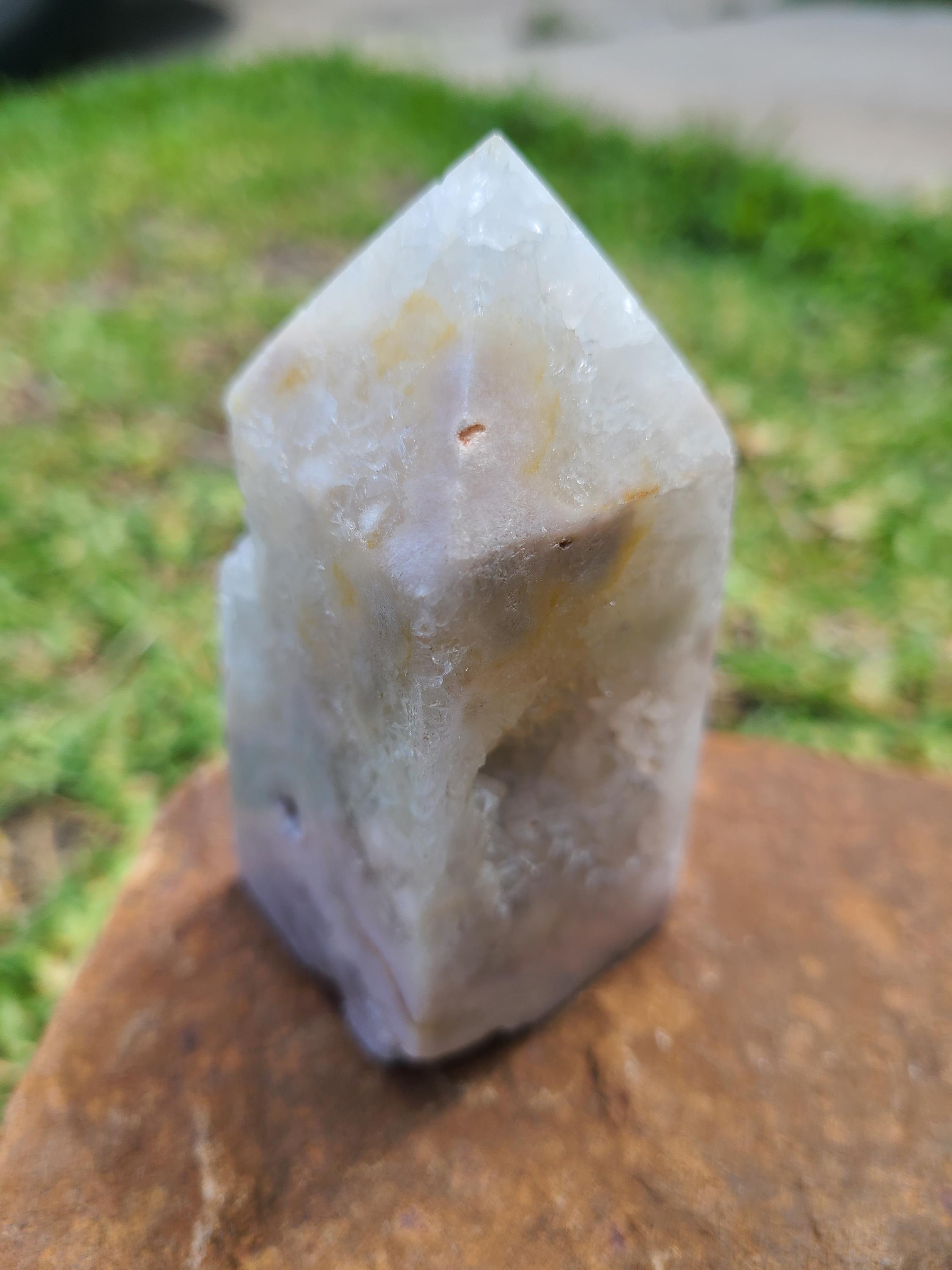 【珍品‼️】ピンクアメジスト　結晶　スライスタワー　天然石 珍品‼️】ピンクアメジスト 結晶 スライスタワー 天然石 ピンク