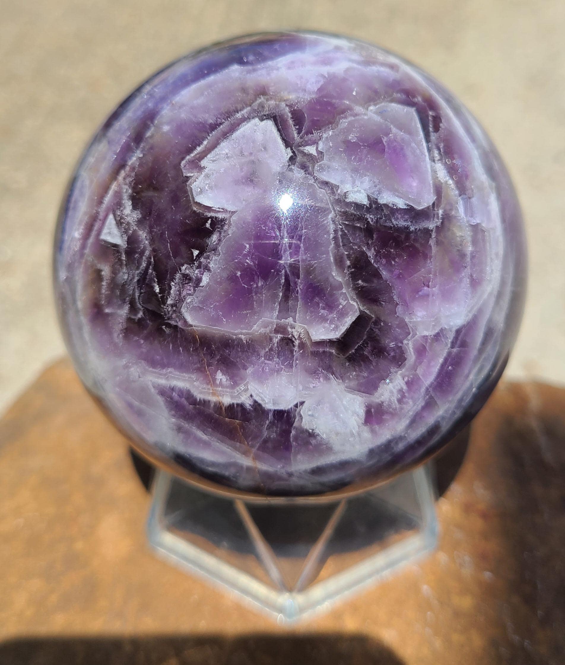 ドリームアメジストスフィア 70mm - Etsy 日本