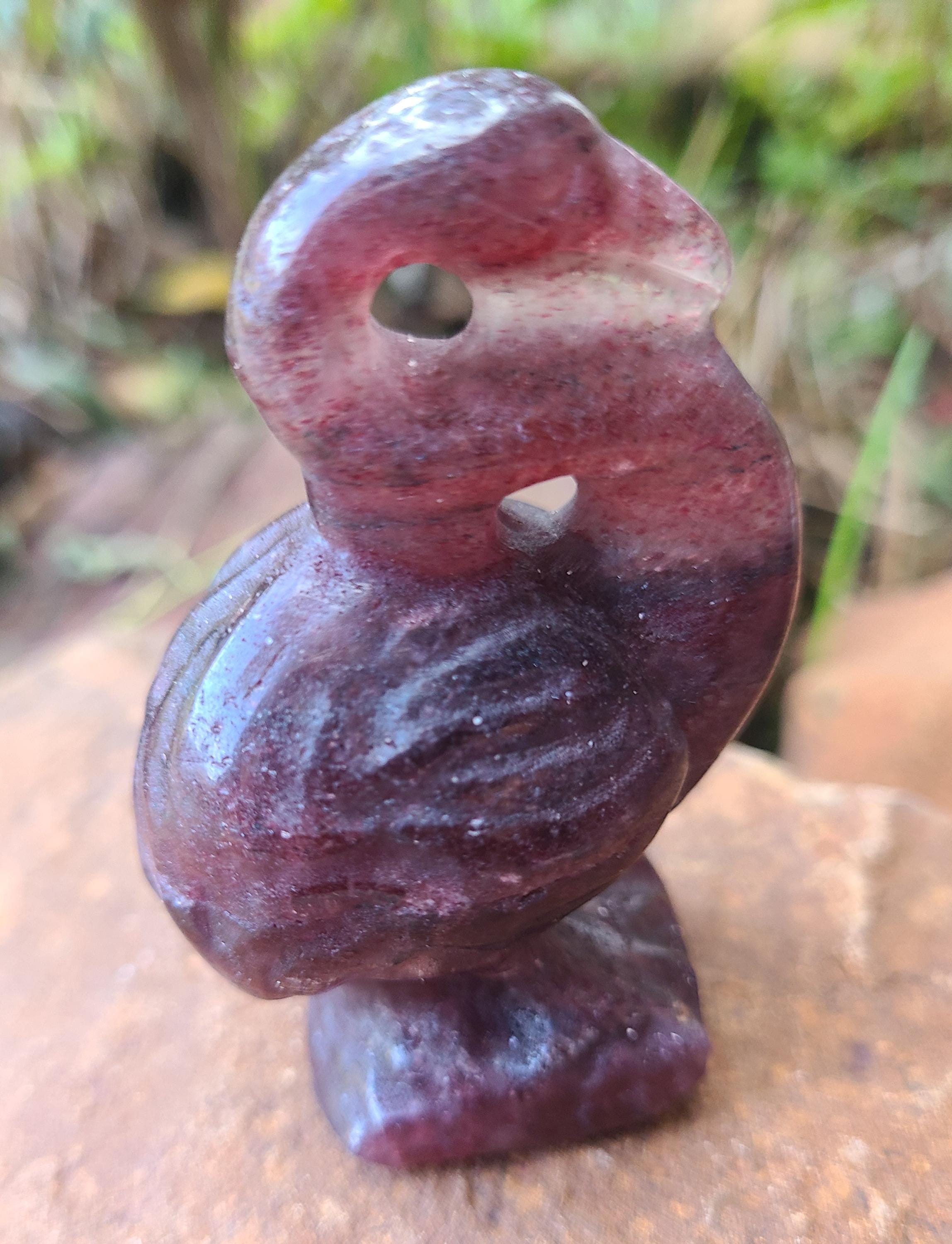 ストロベリークォーツフラミンゴ - Etsy 日本