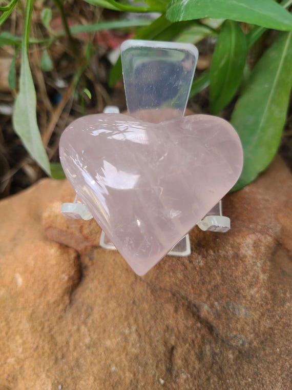 ローズクォーツハート - Etsy 日本
