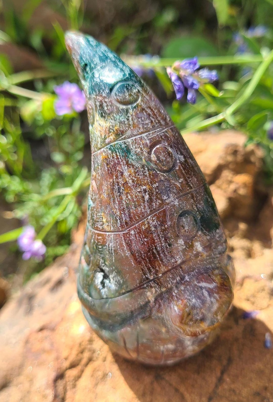 オーシャンジャスパー 小人 ノーム オーシャンジャスパーノーム - Etsy