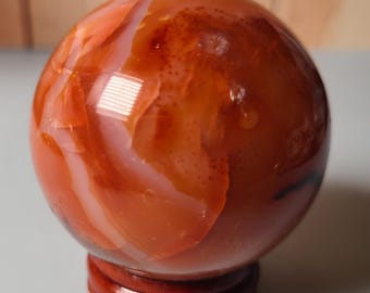 カーネリアン スフィア 53 mm - Etsy 日本
