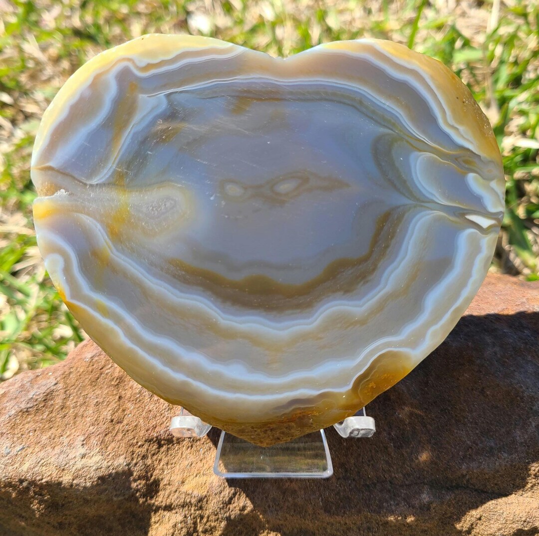 大きな瑪瑙のハート - Etsy 日本